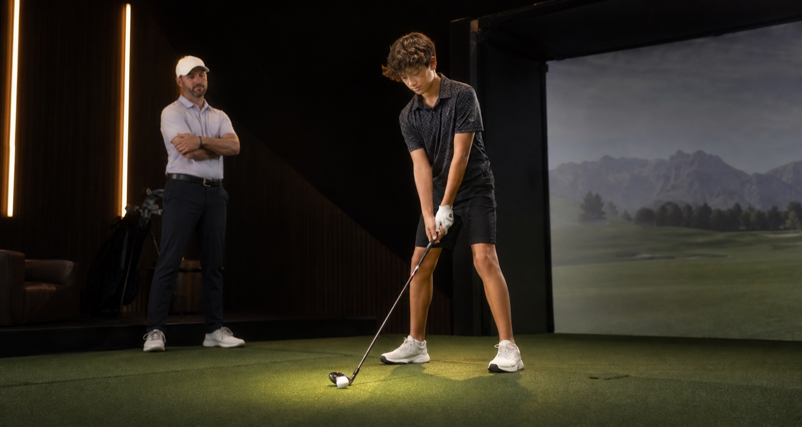 Junior Golf coaching at Tour Golf Studio